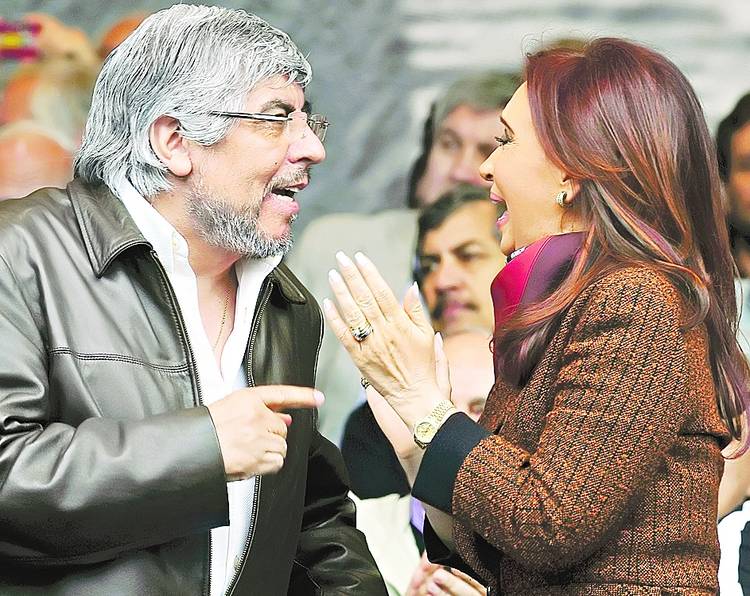 hugo moyano y cristina