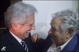 Tabaré Vázquez y José Mujica 
