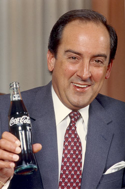 Roberto Goizueta, cubano y presidente de Coca-Cola entre 1980 y 1997, fecha de su muerte