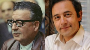 Salvador Allende y Daniel Muñoz, el actor que le encarna en la película