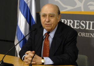 El ex presidente uruguayo Luis María Sanguinetti