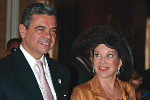 Marta Suplicy y su actual marido, Márcio Toledo