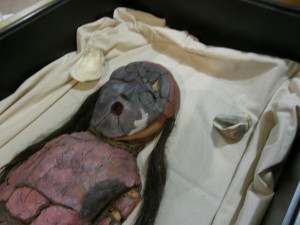 Ejemplar de momia chinchorro de Arica