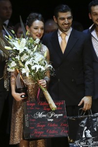 Jonathan Saavedra y Clarisa Aragón, de Argentina.EFE