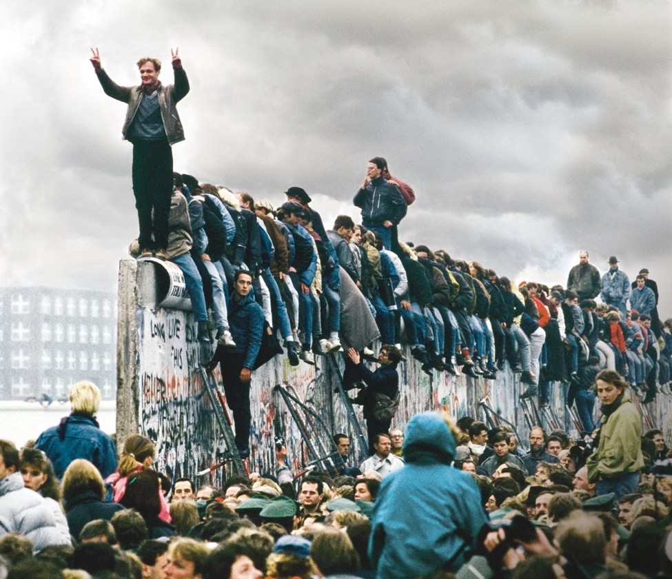 Imagen de la caída del muro de Berlín