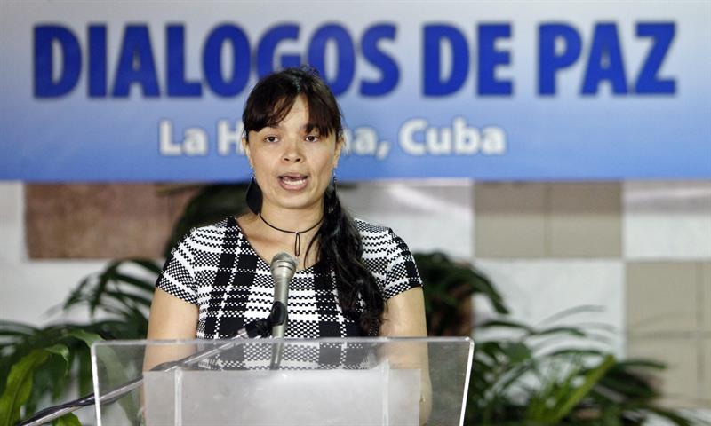 La guerrillera colombiana de las FARC-EP Antonia Simón. Efe
