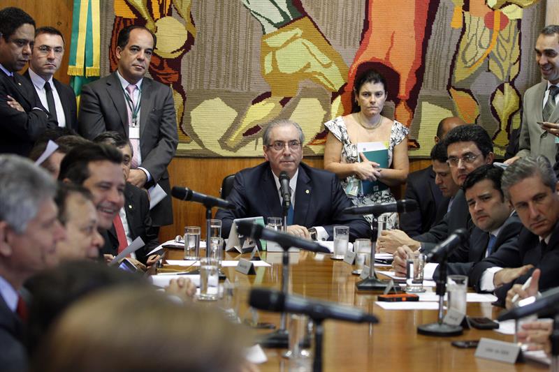 El presidente de la Cámara de Diputados de Brasil, Eduardo Cunha.